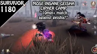 Longest Geisha's Cipher Camp ever - Survivor Rank #1180 (Identity v)