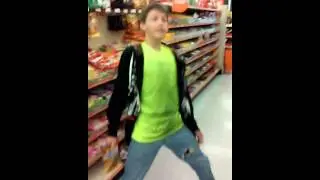 Me in the grocery store