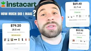 I drove 109 MILES today with Instacart! WORTH IT?