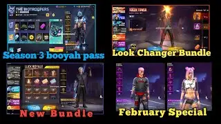 Season 3 booyah pass || Look Changer Bundle | New Collection Bundle | Garena free fire Updates | Ipm