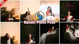 Sanset Photo Pose For Girl || New Trending Photo Pose For Sanset || Cute Girls Photo pose #pose