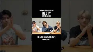 #BwithU BESTY Limited Tシャツ Coming soon... #YoureMyBESTY #ユアマイ #BEFIRST #BESTY