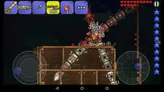 Прохождение Terraria убийство Скелетрона прайма Уничтожителя и блезнецов