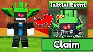 UNLOCKING 1x1x1x1 EVENT for OP SECRET in BE a LUCKY BLOCK ROBLOX