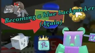 Becoming a blue backpacker part #2! (Bee swarm simulator)