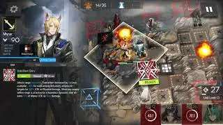 [Arknights] CCB#1 - Pyrolysis - Main Map - Ashen Swampland 620 Points Easy Clear