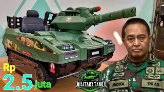 TANK MILITER YUKITA X6 Mainan Anak Mobil Aki JEEP Electric Kids Car Toys