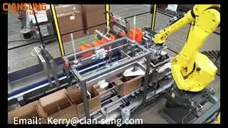 5Six-axis robots for batch handling of products