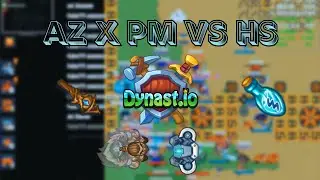 Dynast.io - Team AZGARD x PM vs HUMA SQUAD - ez win again