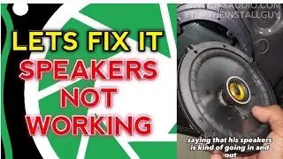 Let's fix it: car speakers go in and out because of distortion blows