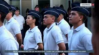 Deux femmes majors de promotion : cadet de la République et policier adjoint