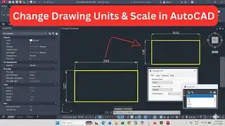 Change Drawing Units & Scale in AutoCAD | AutoCAD Tutorial