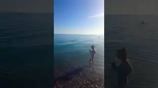 Отдых на море Лазаревское Сочи обстановка на море вода супер +24 воздух +28 ,18 июня 2022
