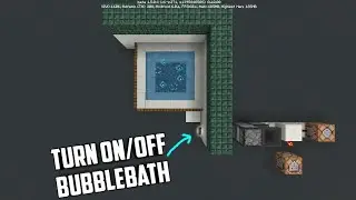 ✔Minecraft PE: How To Make on/off Bubblebath | redstone | commands!