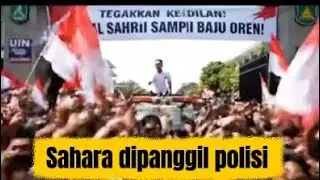 VIRAL! SAHARA DIPANGGIL POLISI NITIZEN MEMINTA KAWAL SAMPAI BAJU ORANGE,YAI MIN MALANG 