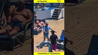 First Day At Sea Aboard The Carnival Glory: The Lido Deck Legend Contest Begins!