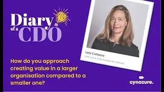 How do you approach creating value in a larger organisation compared to a smaller one?