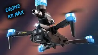 DRONE K11 MAX💥El drone con cañon que (no) dispara bolas 🔫