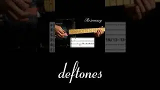 Deftones Rosemary Guitar Tab Cover