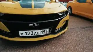 19 CAMARO И 5 MUSTANG НА ВЗЛЁТНОЙ ПОЛОСЕ в Крд / CHEVROLET CAMARO vs FORD MUSTANG камаро - мустанг