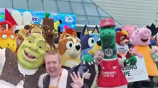 Mascot Character Parade brand licensing europe 2025 Uk biggest character costumes mascot parade