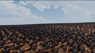 250000 Chicken vs 125000 Romans - new update game uebs 2