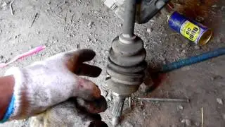 Replacing the outer CV joint on a Mazda 626!