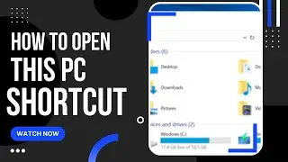 HOW TO OPEN THIS PC FROM SHORTCUT KEY😊👌