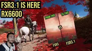 Testing FSR3.1 in Ghost Of Tsushima on RX6600
