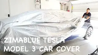 Zimablue Tesla Model 3 All Weather Car Cover
