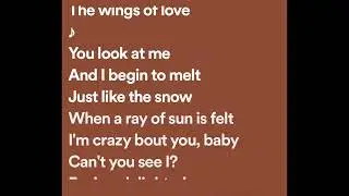 Kyla - On The Wings Of Love (Lyrics)