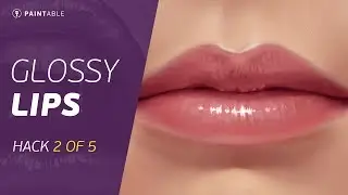 Painting GLOSSY LIPS (Portrait 