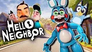 BLUEY vs TOY BONNIE in Hello Neighbor #helloneighbormod #helloneighbor