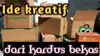 Tutorial membuat pigura foto dari kardus bekas | ide kreatif | frame photo | diy