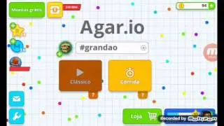 Jogando agario