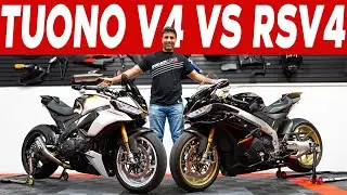 Aprilia SHOWDOWN! Pure Speed vs Practical Power?!? | RSV4 vs Tuono V4