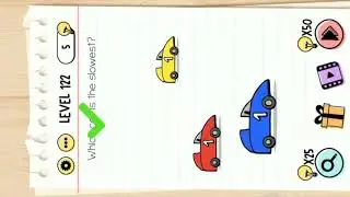 Brain Test Level 122 || Which Car Is The Slowest?