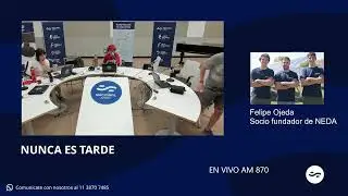 Felipe Ojeda socio fundador de NEDA  en Nunca es Tarde
