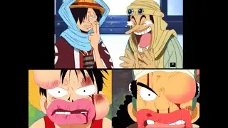 one piece momen lucu funy momen monkey d luffy vinsmoke sanji dan usopp #onepiece