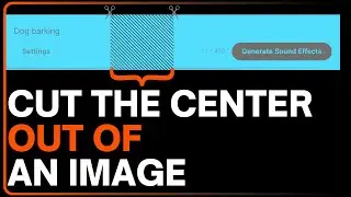 How to cut the center out of an image