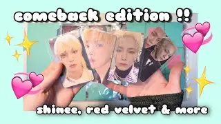 ☆ storing photocards: BAD LOVE comeback edition!! + shinee boa red velvet ☆