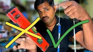बिना LEVEL सब कुछ सीधा कैसे लगाएं? SPIRIT LEVEL make at home easily