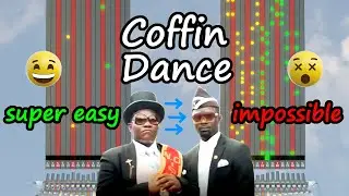 Kalimba   Coffin Dance: Super Easy to IMPOSSIBLE!