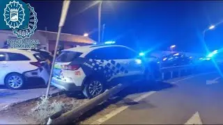 230706 #PolicíaLocalMálaga 🚔 Espectacular persecución de coche robado con 2 delincuentes detenidos