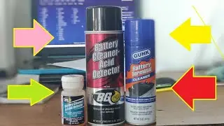 НЕ СОДА, очистка АКБ, обзор и тест автохимии BG и GUNK