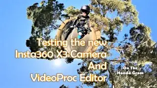 Insta360 x3 First Try on the Honda Grom