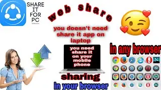 How to transfer files in shareit in tamil|New update|web share|NJ Views