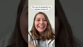 TIVE AULA DE GEOGRAFIA NOS EUA