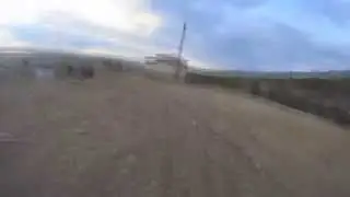 С горы на велосипеде!