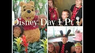 Disney Vlogs: Day 2 Pt 1 Magic Kingdom and Breakfast at the Crystal Palace